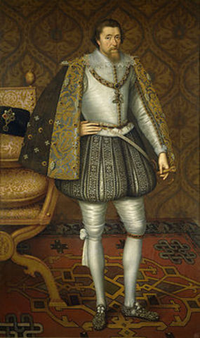 James I Stuart becomes king