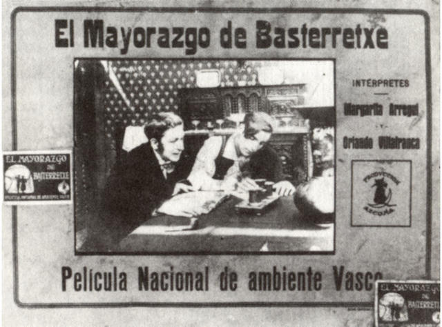 Le premiere film basque s'apelle "El mayorazgo de basterretxe"