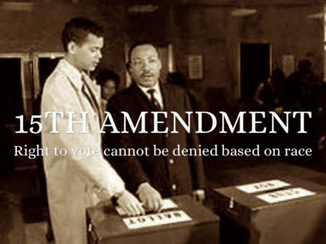 15th Amendemnt ratified