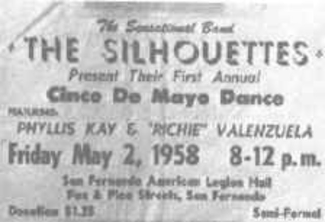 Richard se un con la banda The Sillhouettes