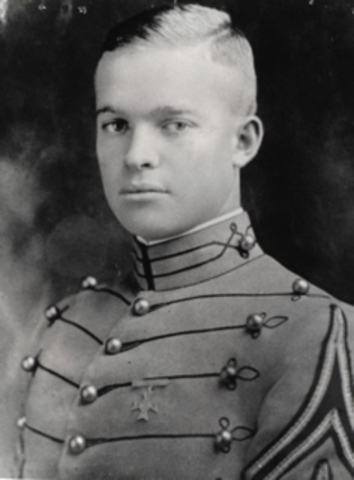 Dwight David Eisenhower graduates from the United States Military Academy.