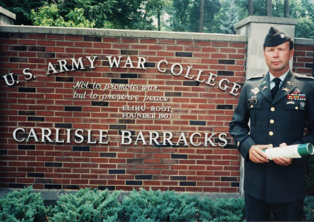 Dwight David Eisenhower graduates from the United States Army War College.