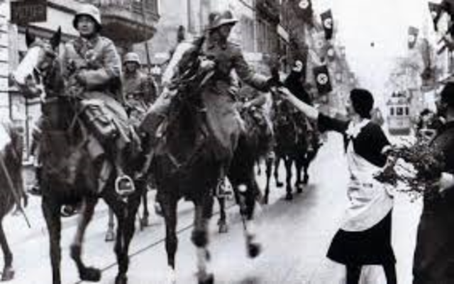 German troops occupy rhineland