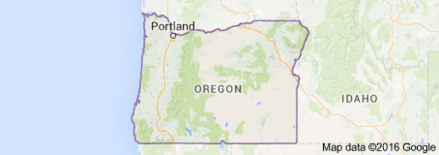 Oregon becomes part of the U.S.