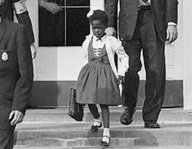 Ruby Bridges Desegregated Elementary School