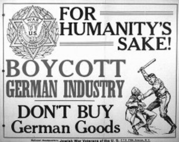 Boycotting Jewish Shops and Business