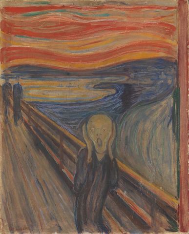 El grito. Munch. Expresionismo.