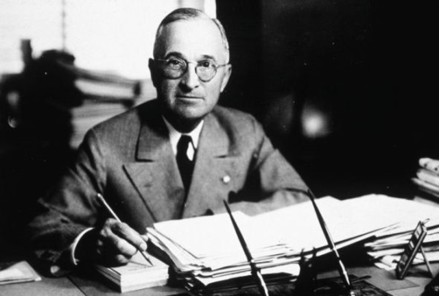 Truman demands Russia leave Iran