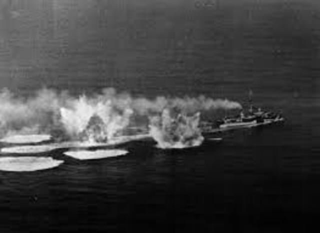 Germans bomb Scapa Flow naval base near Scotland.