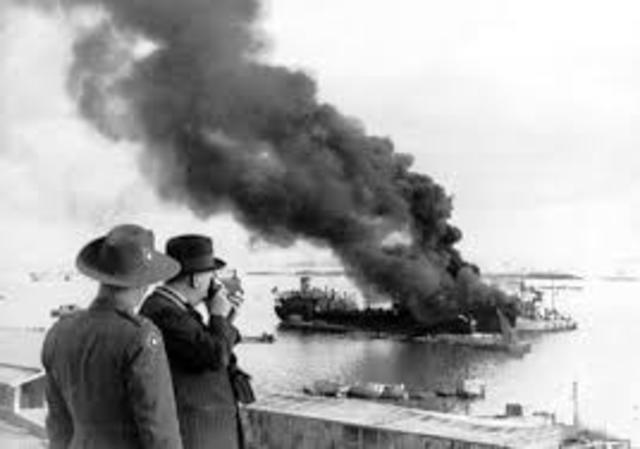 Tobruk in North Africa falls to the British and Australians.