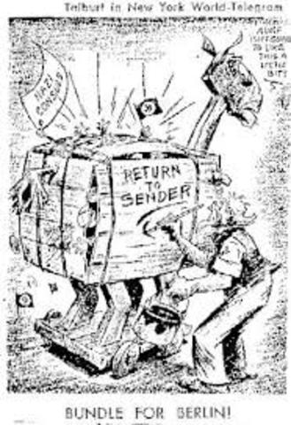 United States freezes German and Italian assets in America.