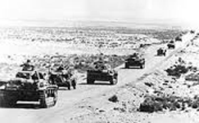 Rommel driven back by Montgomery in the Battle of Alam Halfa.