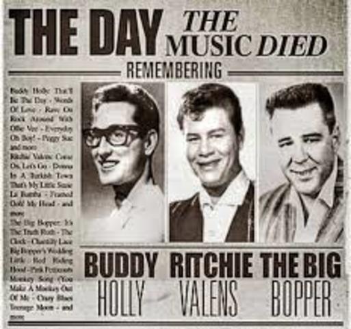 Ritchie Valens se muere.
