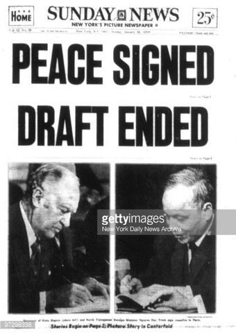 US Ends the Draft