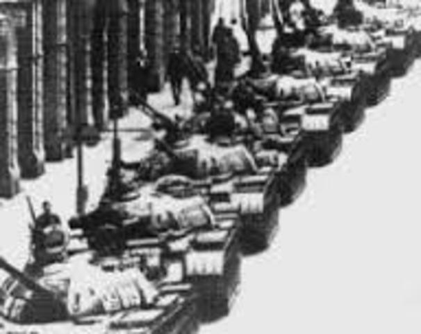 Soviet Army Crushes Czech Uprising