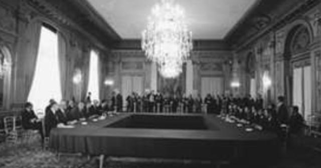 Peace Talks Begin in Paris