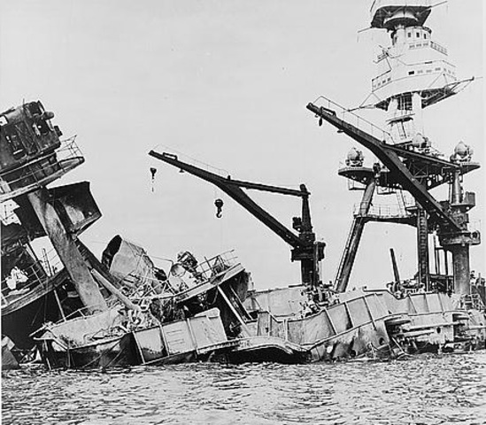 Attack on Pearl Harbor Leads to U.S. Entry into World War II