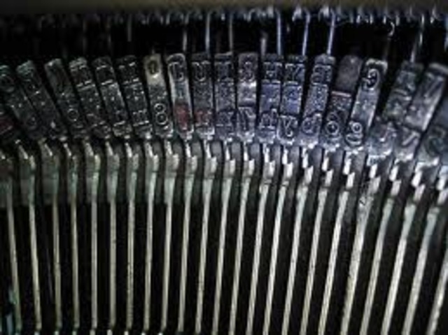 Material impreso a máquina