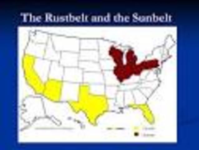 Rust Belt and Sun Belt