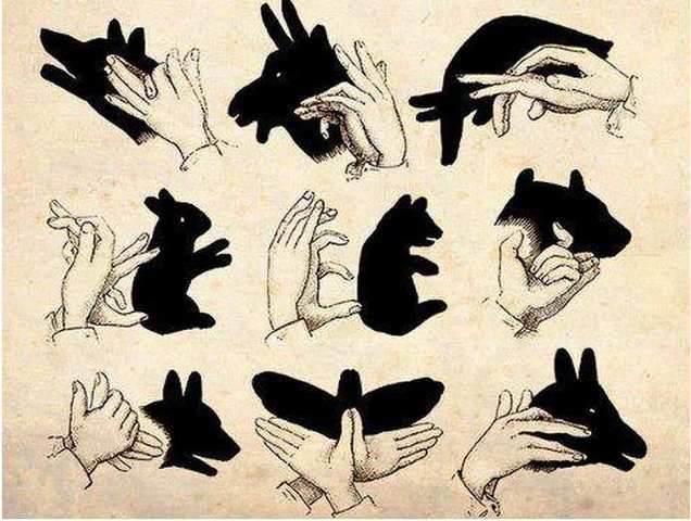 Reproduction d'ombres chinoises à Iruña