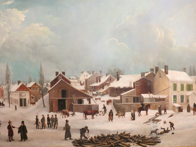 Winter Scene in Brooklyn