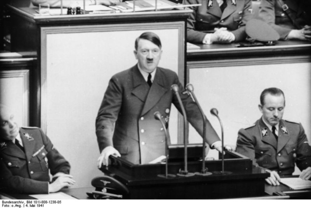 Hitler Threatens Jews During Reichstag Speech