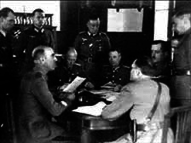 Surrender of axis forces in greece
