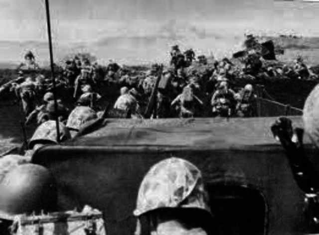 US landing on two jima