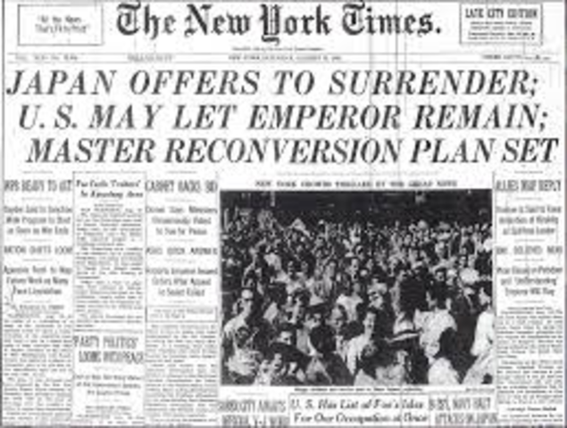 Empoeror surrendre broadcast-VJ Day