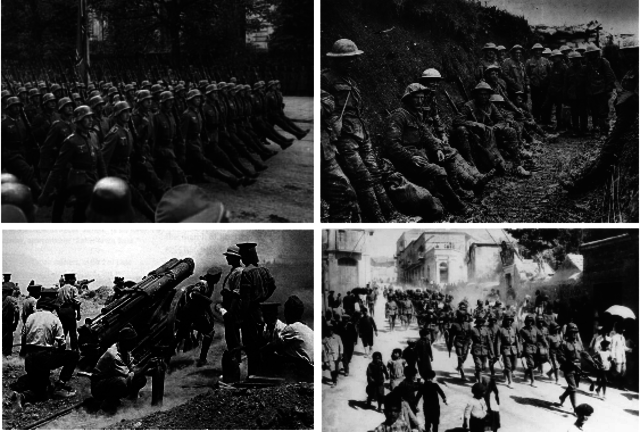 Inicio de la Primera Guerra Mundial