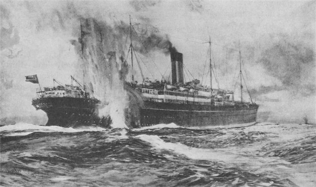Sinking of the British Liner Arabic
