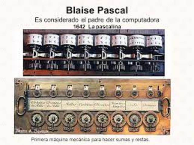 PASCALINA DE BLAISE PASCAL 1642 dC