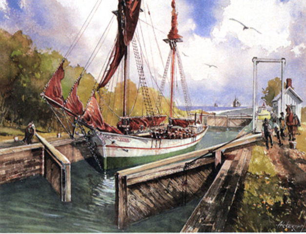 Welland Canal Opened