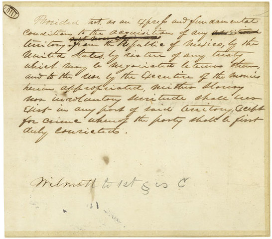 Wilmot Proviso (1846)