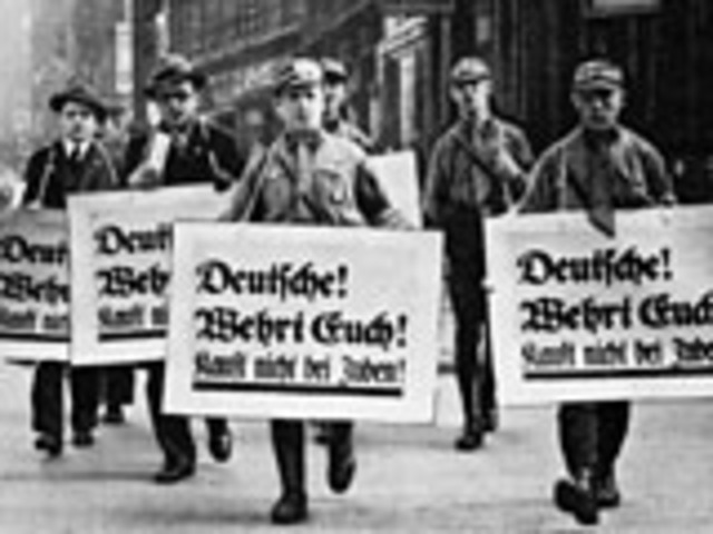 Boykotten jüdischer Geschäfte