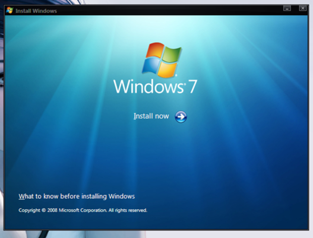 sistema operativo Windows 7