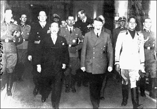 Rome-Berlin-Tokyo Axis formed