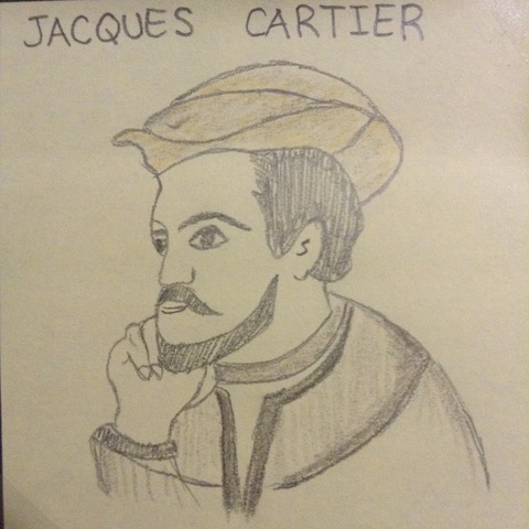 Jacques Cartier makes his trip to North America