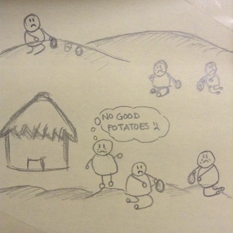 Potato crop failure in Ireland