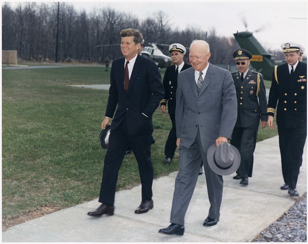 Dwight David Eisenhower finishes his Presidential term.