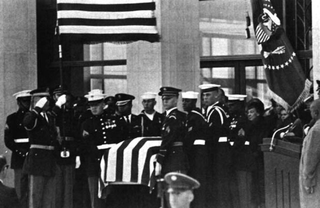 Dwight David Eisenhower dies of congestive heart failure.