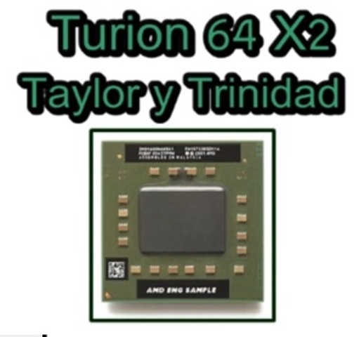 AMD: Procesador Turion 64 X2 Taylor y Trinidad