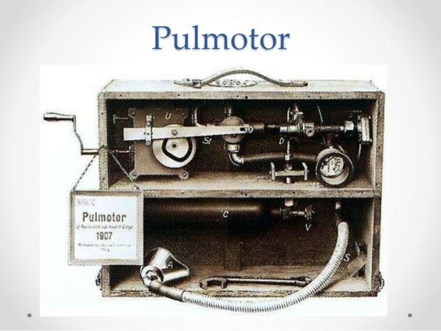 Pulmotor diseñado por Dräger