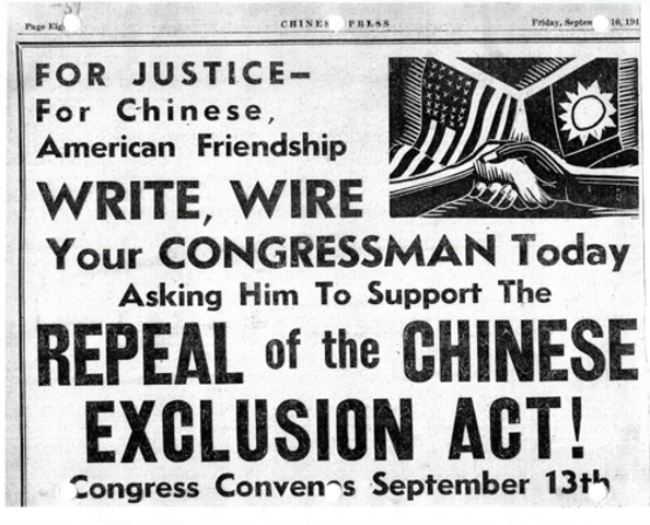 Chinese Exclusion Repeal Act