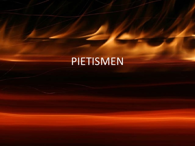 Pietismen kom til Norge og Danmark