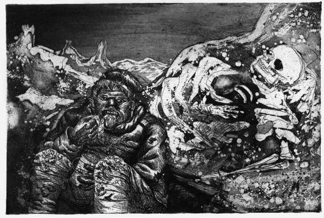 Mealtime in the trenches