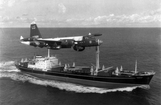 Soviet ships reach quarantine line