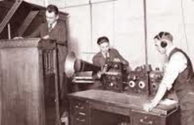 There is the 1st Radio Broadcast in US