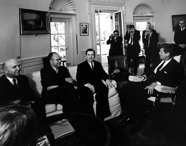 Kennedy meets with Soviet foreign minister