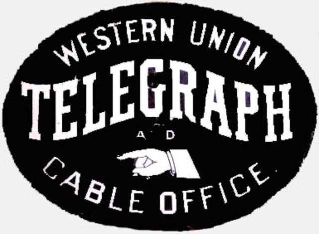 Western Union built first transcontinental telegraph line